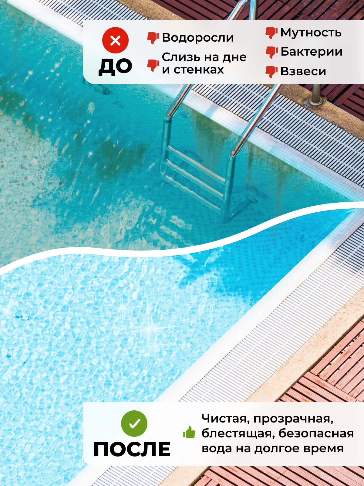 Средство для бассейна PEROXID "Улучшенная формула" 15в1 (Рабочий раствор) 5 литров